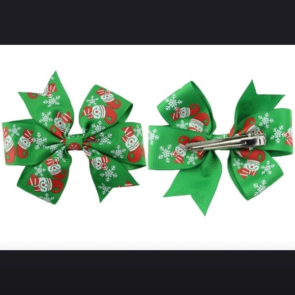 🎁Christmas hair bows🎁 - Picture 2 of 8